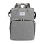 Portable Foldable Bed Mommy Bag For Going Out Lightweight And Large Capacity Mother And Baby Bag Backpack - Korvel
