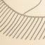 Joyería Corporal de Cadena con Garra de Plata Elegante