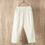 Pantalones de Algodón y Lino Casual Lucyever para Mujeres