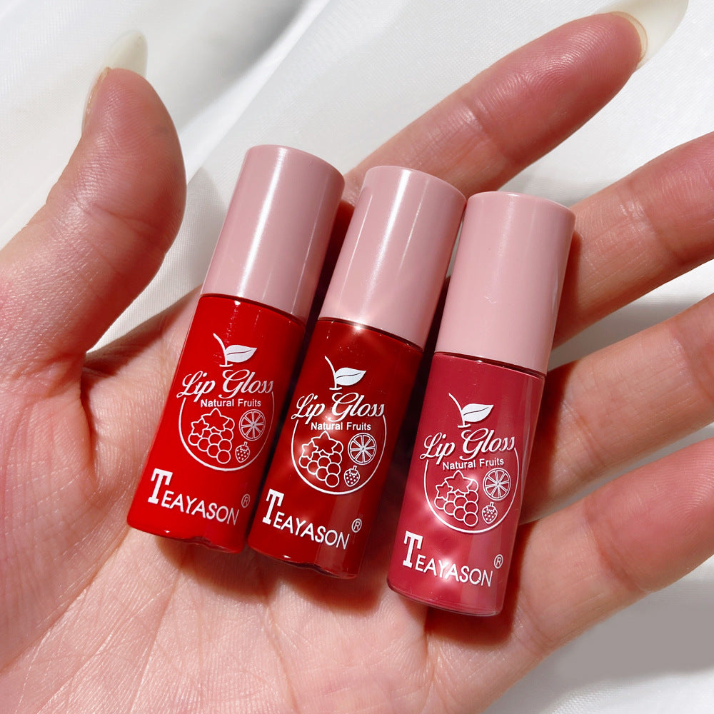 Dudu Lip Gloss Colorless Transparent Lip Gloss Bright Crystal Lip Gloss Glass Lip Fine Glitter Pearl With Shiny Jelly Color - Korvel