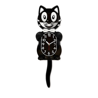 New Hot American Classic Kit Cat Clock: Swing Tail, Creative, Cute Gift, Retro Decor, Hanging Design. - Korvel