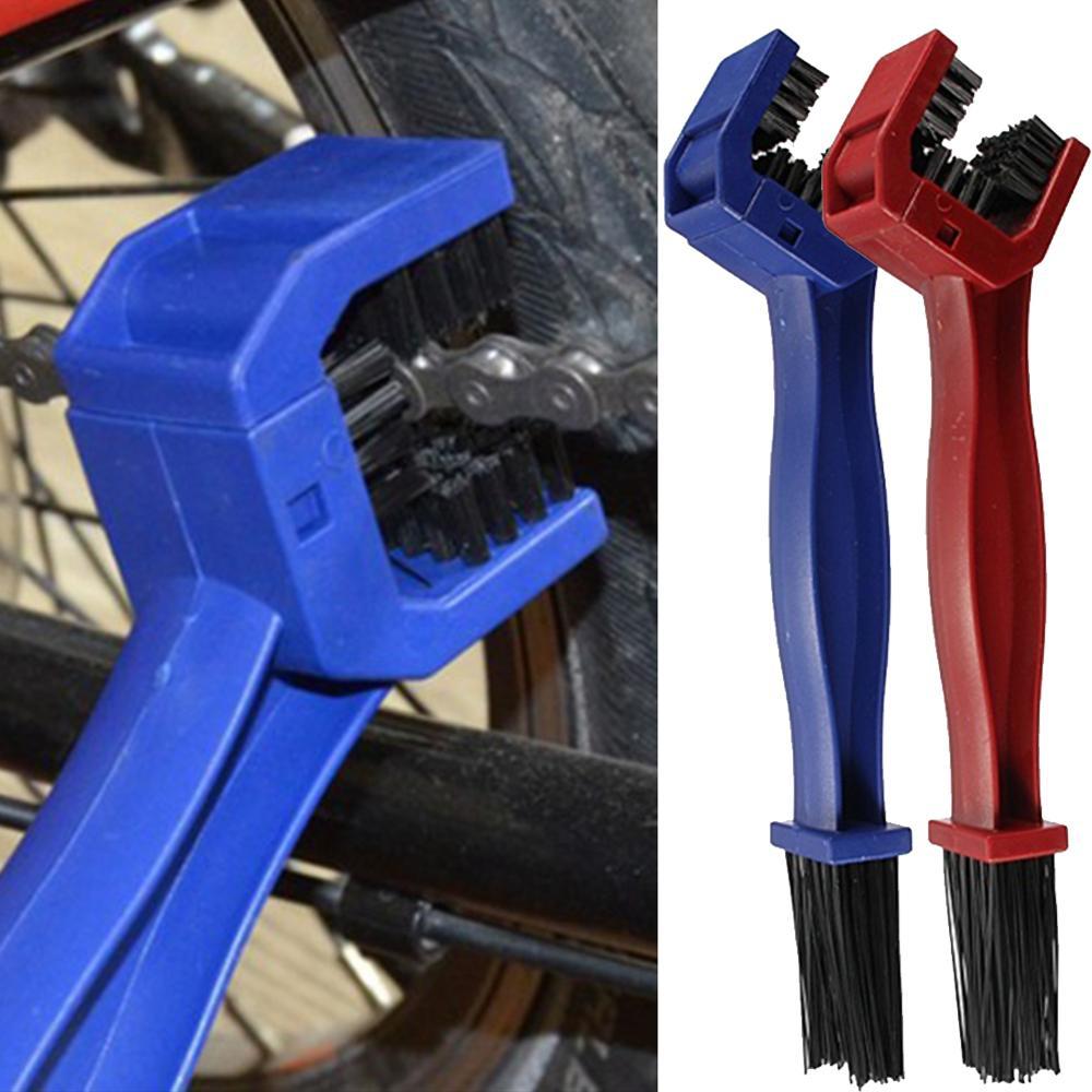 Mountain Bike Cleaning Brush Bicycle Chain Brush Crankset Chain Cleaning Large Brush Bicycle Accessories - Korvel