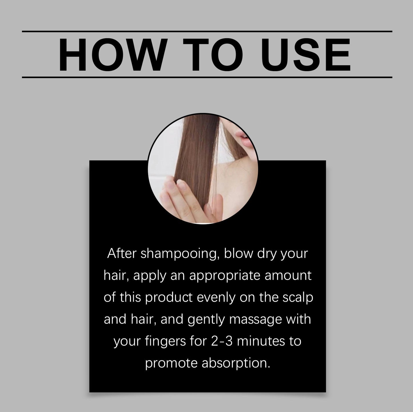 Huile essentielle nourrissante pour des cheveux et un cuir chevelu hydratés