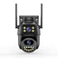 Dual screen wireless 360 degree mobile remote outdoor WiFi camera monitoring - Korvel