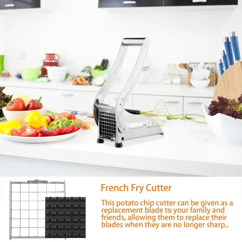 French Fry Cutter Multifunction Vegetable Spiralizer Waterproof Fruit Chopper Chips Maker Potato Slicer household kitchen tools - Korvel