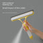 Window Cleaning Tool | Three-in-One Glass Scraper | Home Glass Cleaner | Mirror Cleaning Tool | Surface Cleaning Tool - Korvel