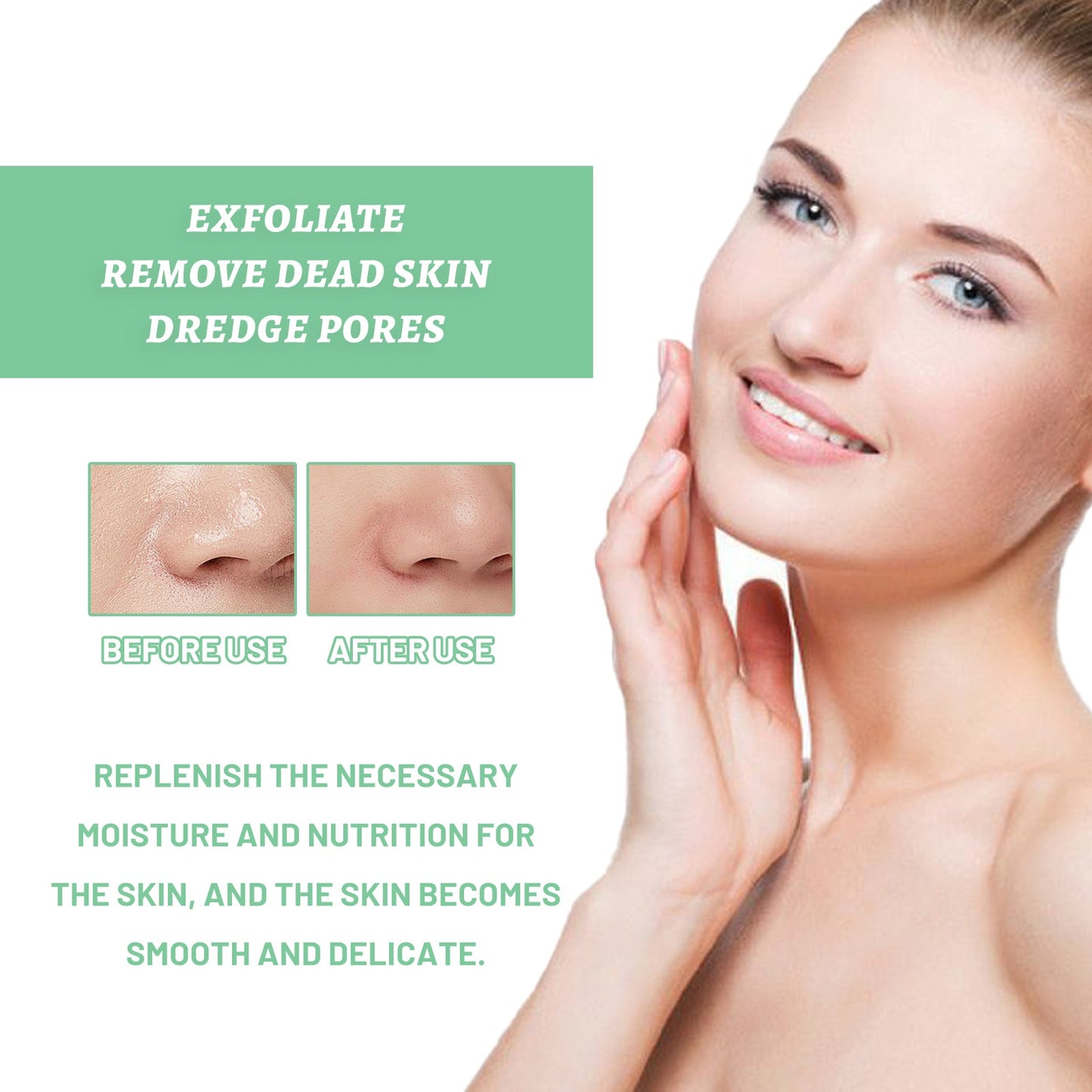 Exfoliating Gel, Mildly Clean Silent Black Mouth Contractive Pore Chamfer Bright Skin Gel - Korvel