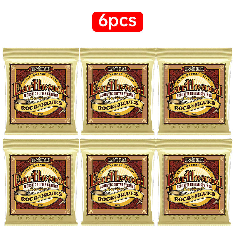 Cuerdas de Guitarra Clásica Ernie Ball - Colección de 6 Juegos