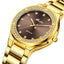 MISSFOX 2742 Elegant Woman Watch Luxury Brand Female Wristwatch Japan Movt 30M Waterproof Gold Expensive Analog Geneva Quartz Watch - Korvel