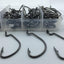 Rompin 100pcs/box High carbon Steel Fishing Hooks Crank Lead Sharp worm  2# 1# 1/0# 2/0# 3/0# mix size - Korvel