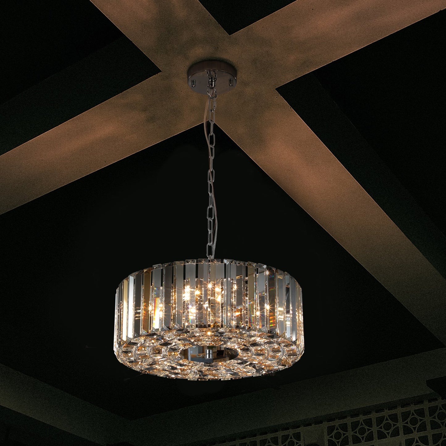 Chandelier en cristal moderne de luxe pour la décoration intérieure