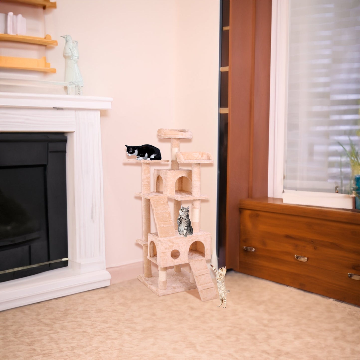 Cat Climbing Frame4 - Korvel