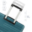 Hardshell Luggage Sets 3 Pcs Spinner Suitcase with TSA Lock Lightweight 20''24''28'' Navy + ABS - Korvel