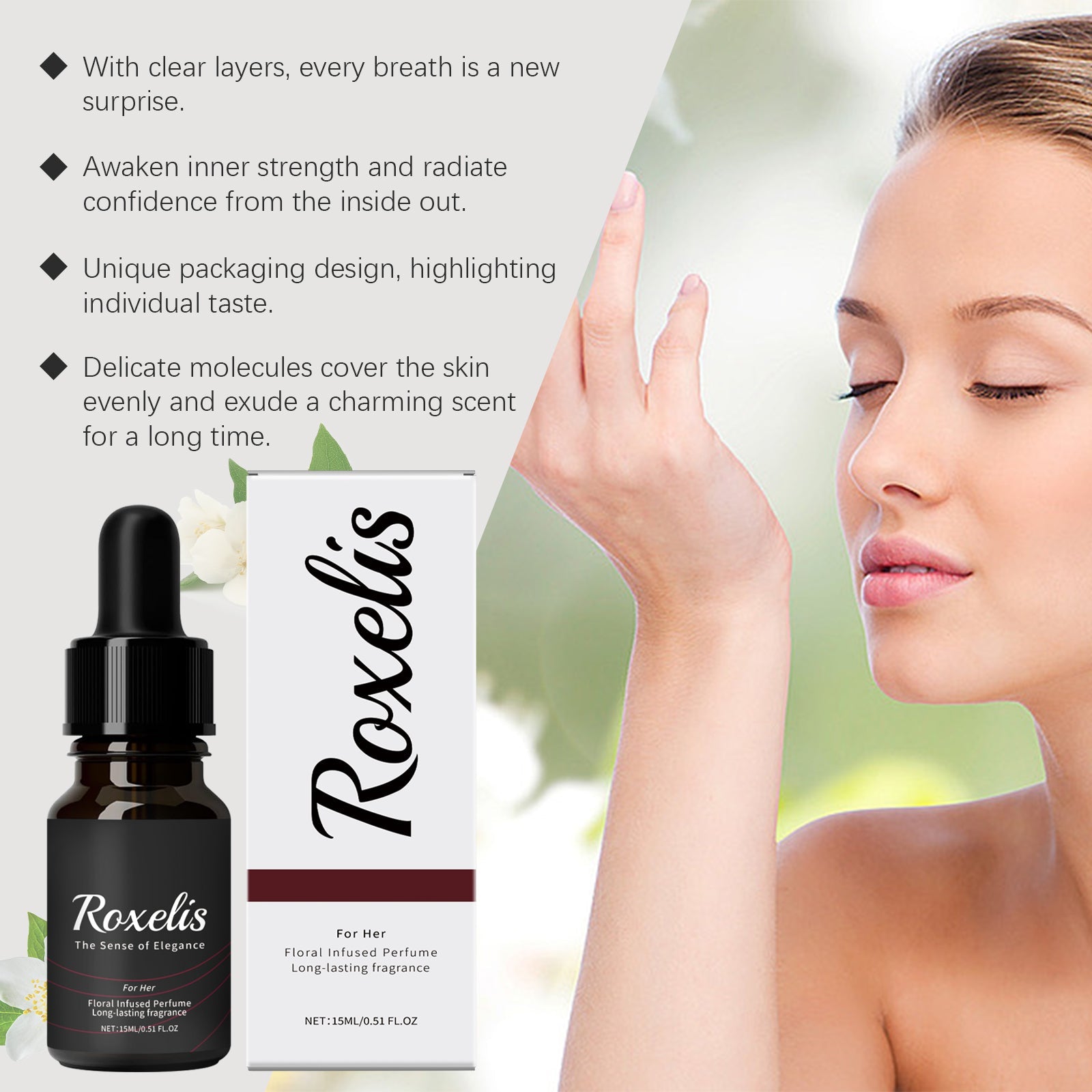 Charm Floral Drops With A Natural, Fresh, Elegant And Long-Lasting Fragrance That Exudes Personality And Charm - Korvel