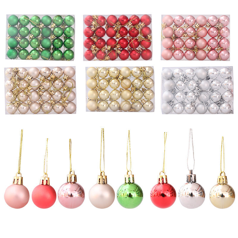 Christmas Ball Plastic Electroplating Christmas Ball Christmas Tree Creative Decoration Gift - Korvel