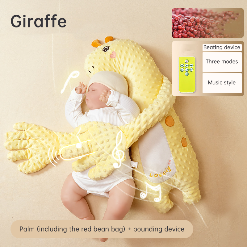 Babycare Soothing Sleep Aid: Anti-Moros Reflex Pillow and Patting Toy - Korvel