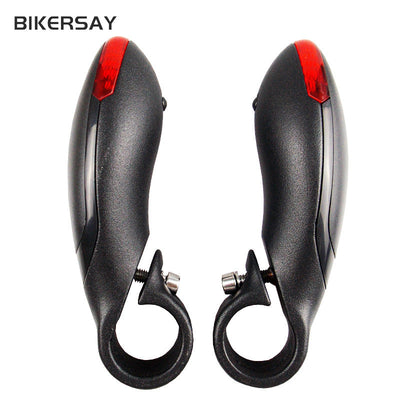 Mountain Bike Steering Handlebar Light LED With Light Auxiliary Handlebar Horn Handle Cover Safety Warning Bicycle Equipment Accessories - Korvel