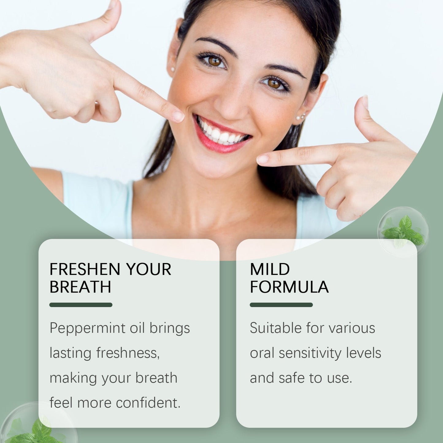 Mint Tooth Cleaner for Fresh Breath and Gum Care