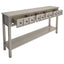 TREXM Rustic Entryway Console Table60" Long Sofa Table with two Different Size Drawers and Bottom Shelf for Storage (Gray Wash) - Korvel