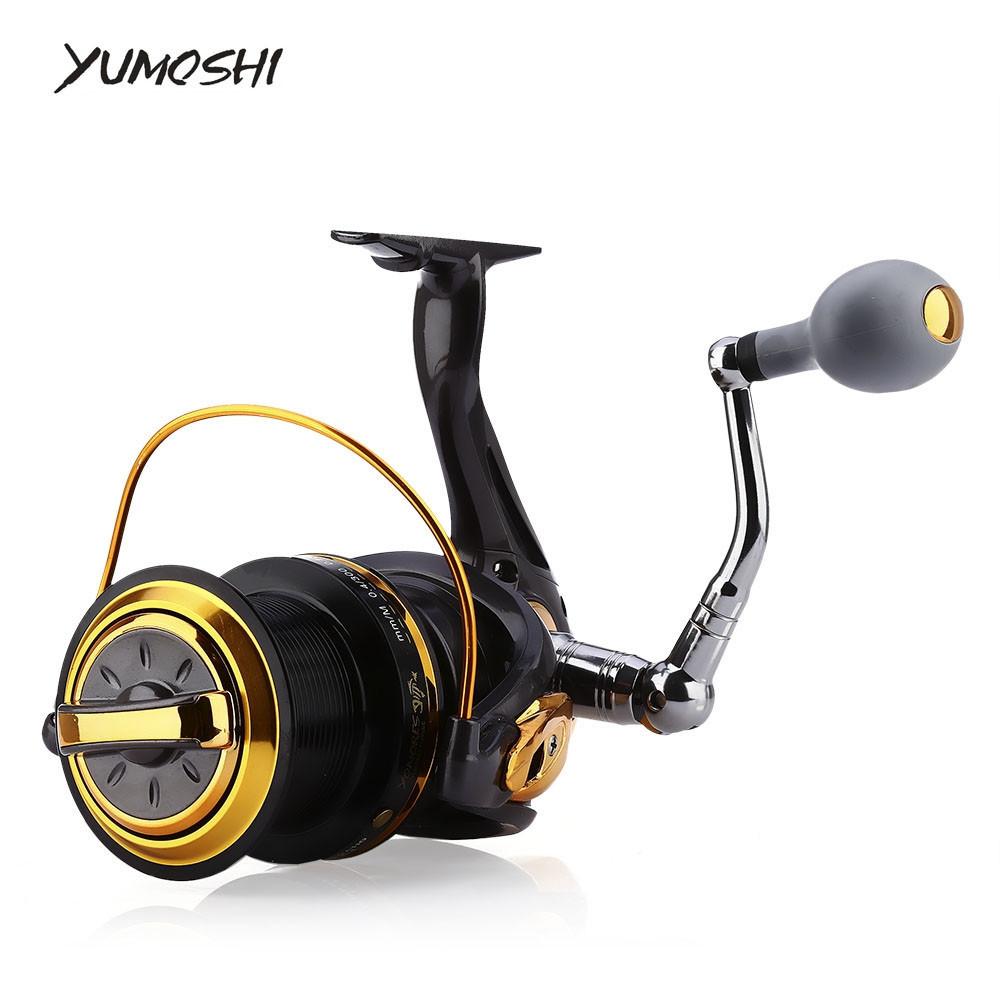 YUMOSHI Carrete de Pesca Spinning 12 + 1 Rodamientos