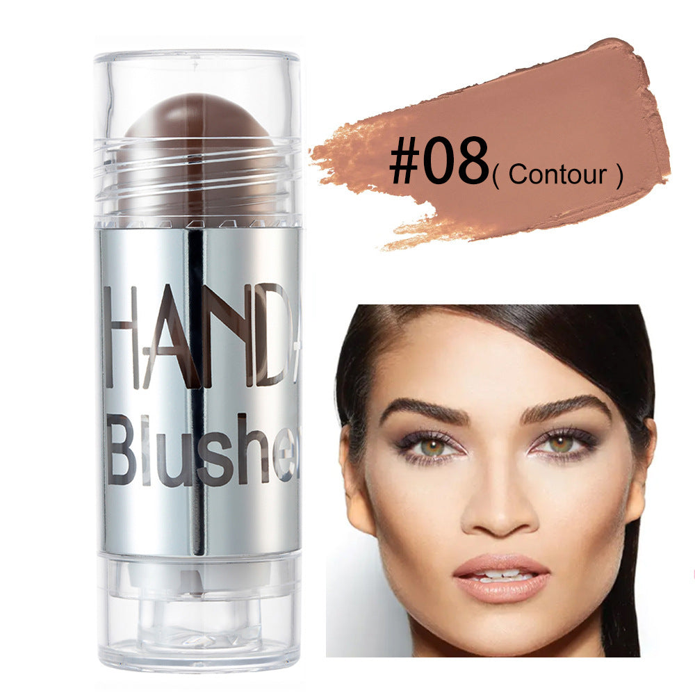 HANDAIYAN Chubby Crayon Blush Stick Moisturizing And Smooth Rouge Pen Blush Strip Cream Blush Stick Rouge - Korvel