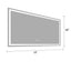 72"×36" LED Mirror Light Bathroom,anti-Fog & Dimming Led Bathroom Vanity Mirror - Korvel
