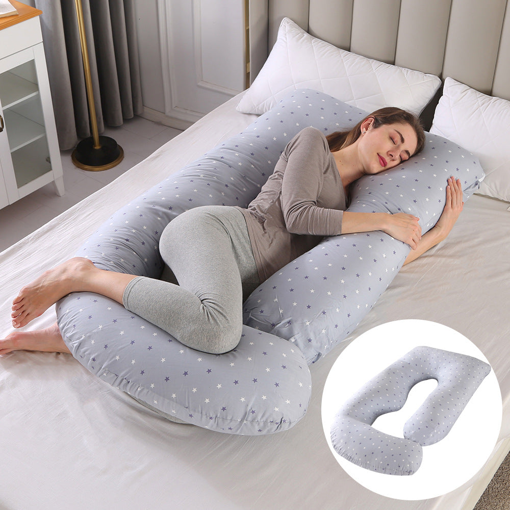 J-Shaped Pregnancy Pillow for Side Sleepers