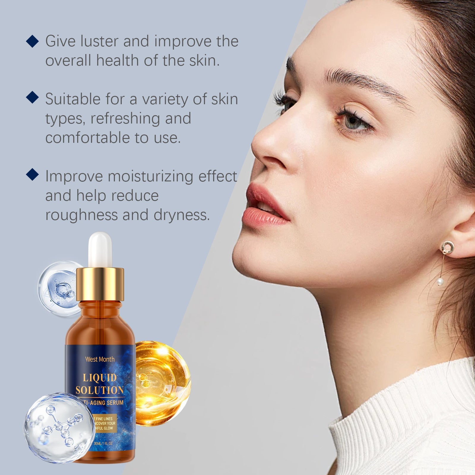 Firming Face Essence Delicate Pores Hydrating And Repairing Moisture To Improve Roughness - Korvel