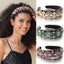 Super Sparkling Colored Diamond Pearl Baroque Retro Women's Sponge Head Hoop - Korvel
