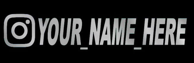 New Car Sticker User Name Custom Personalized Vinyl Decals Motorcycle For Customization Needs Remarks Car Sticker - Korvel