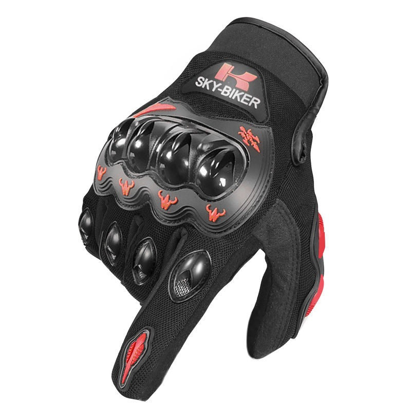 Spring and Summer Sports Cycling Touch Screen Gloves Motorcycle Riding Gloves Racing Bicycle Fall Protection Rider - Korvel