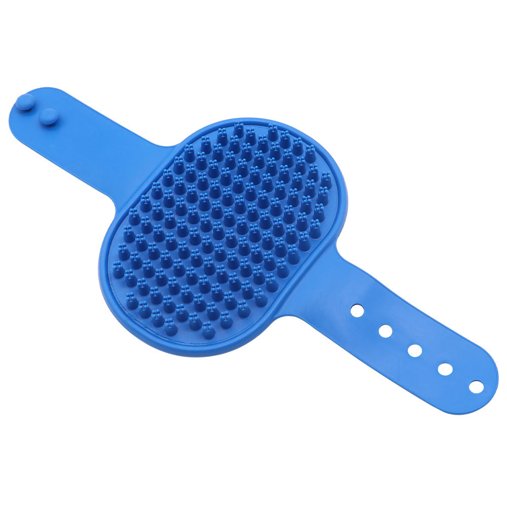 Brosse en caoutchouc souple pour chiens et chats