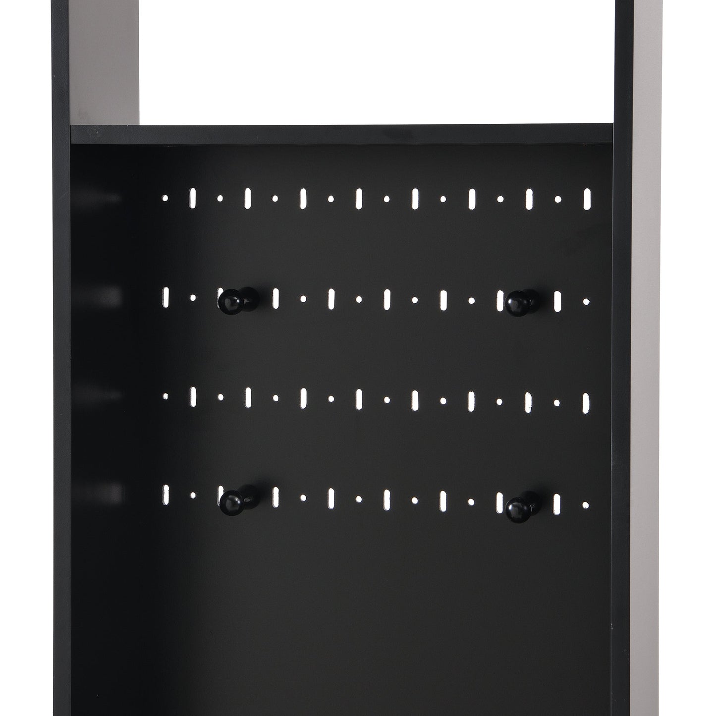39.3'W70.8'H multifunctional corridor shoe cabinet with soft padded nail board and black hanger with entrance hook - Korvel