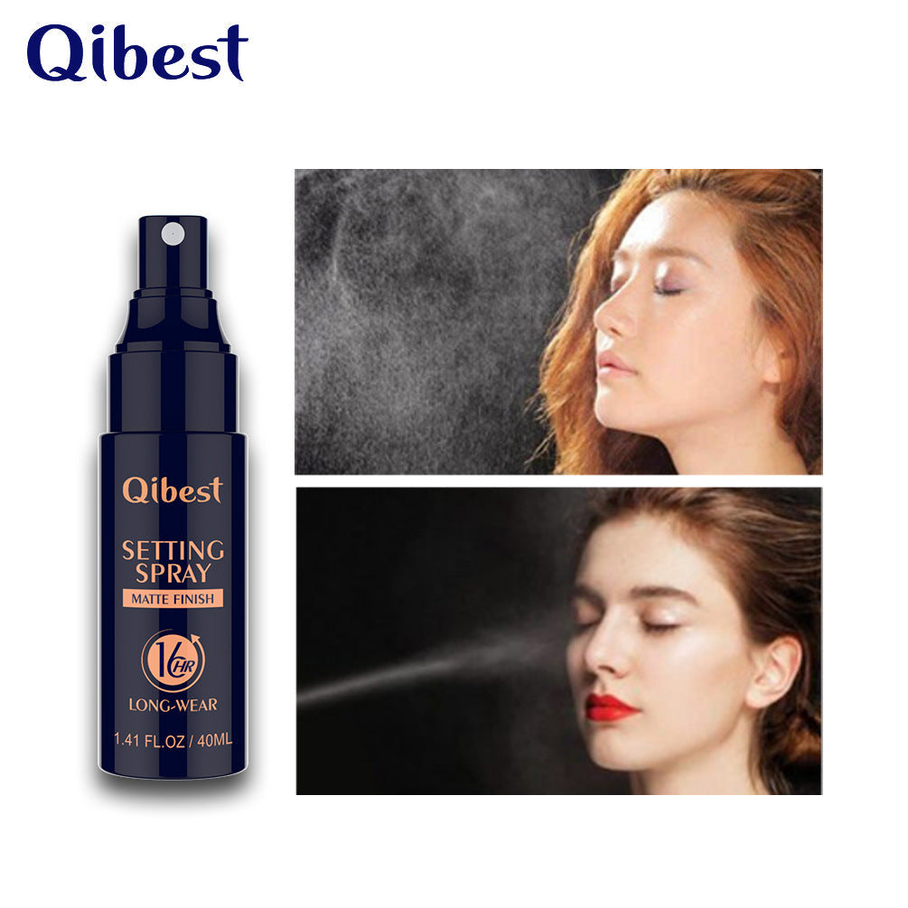 Qibest Spray Fixateur de Maquillage Matifiant Revitalisant - 40ml