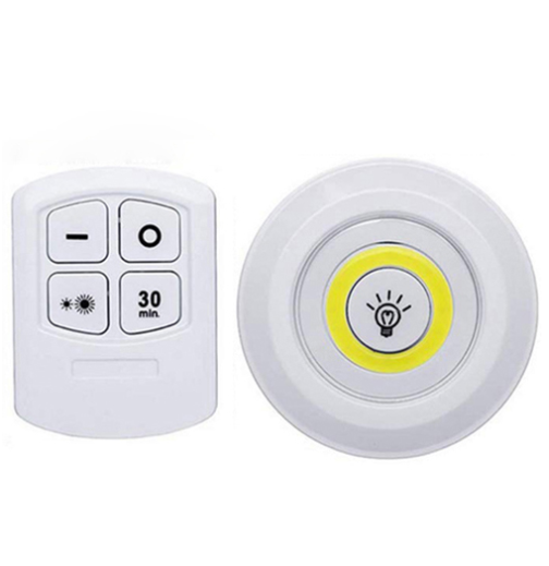 Lumière sous cabinet dimmable sans fil 3W avec télécommande