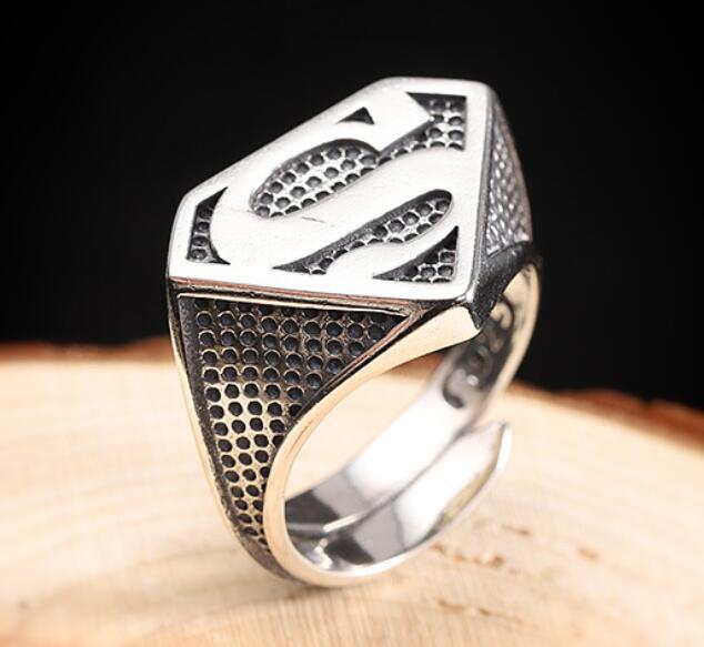 Superman Men's Ring European and American Fashion - Korvel