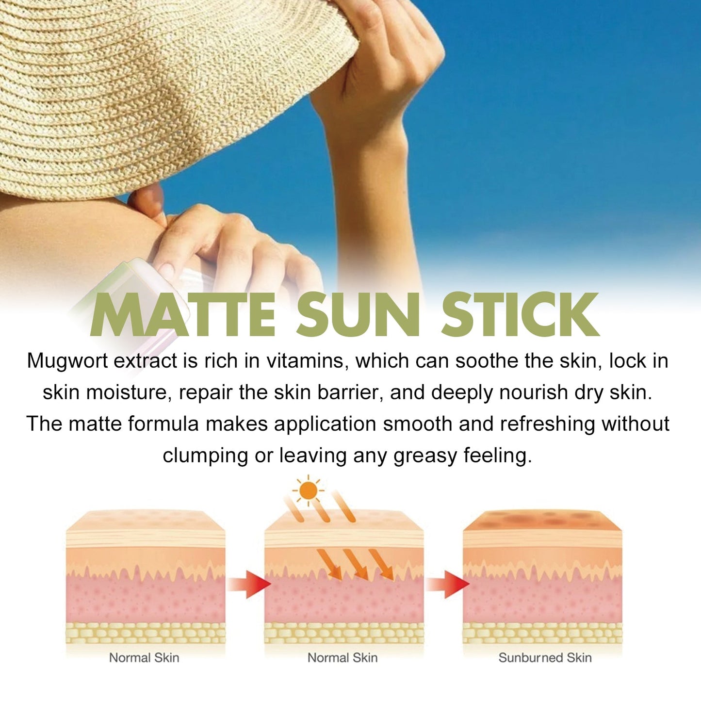 Matte Protective Rod Sunscreen
