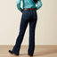 Ariat Women's Mid Rise Cindy Trouser - Dark Wash Denim - Korvel