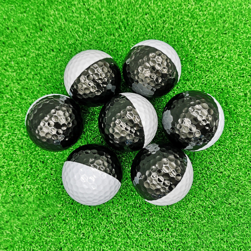 Colorful Golf Ball Black And White Putting Practice Match Ball Golf Ball - Korvel