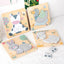Puzzle en bois en relief d'animaux en cartoon