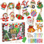 Christmas Diamond Painting Keychain 5D DIY Hanging Diamond Art Kits Diamond Ornaments for Kids Christmas Crafts Family Decor - Korvel