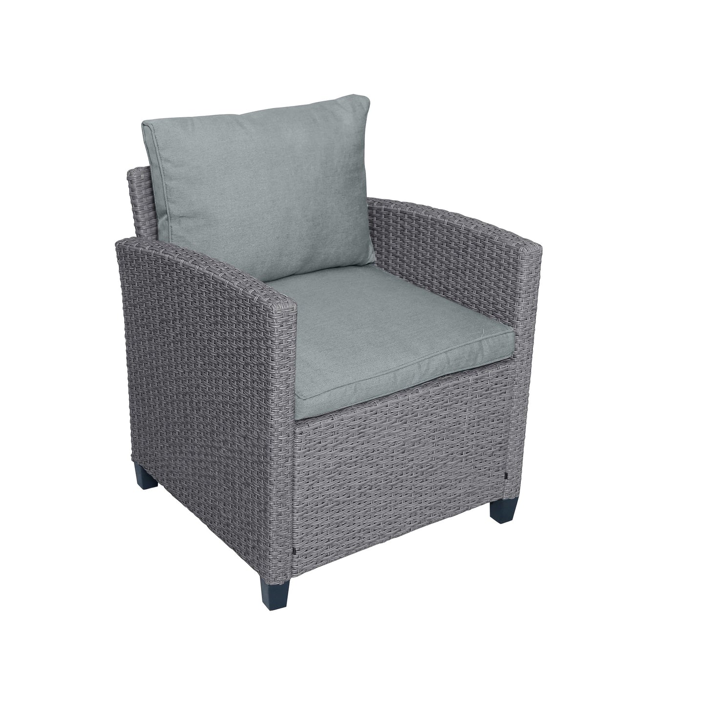 Ensemble de meubles d'extérieur en rotin tressé TOPMAX 6 pièces