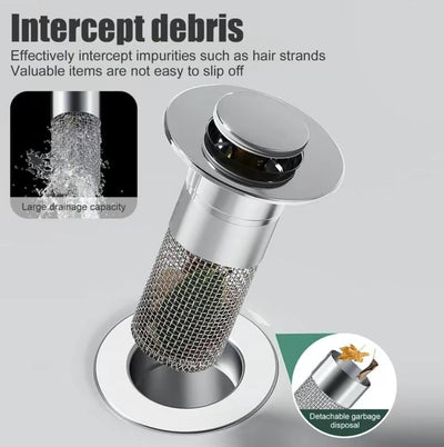 No Clog Drain Catcher - Universal Sink Solution