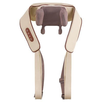 USB-C Rechargeable Kneading Massage Hot Compress Shiatsu Back Shoulder Neck Massager for Pain Relief - Korvel