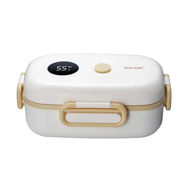 New Smart LCD Temperature Digital Display Insulated Lunch Box Portable Electric Lunch Box Lunch Box Suitable for Outdoor Travel - Korvel