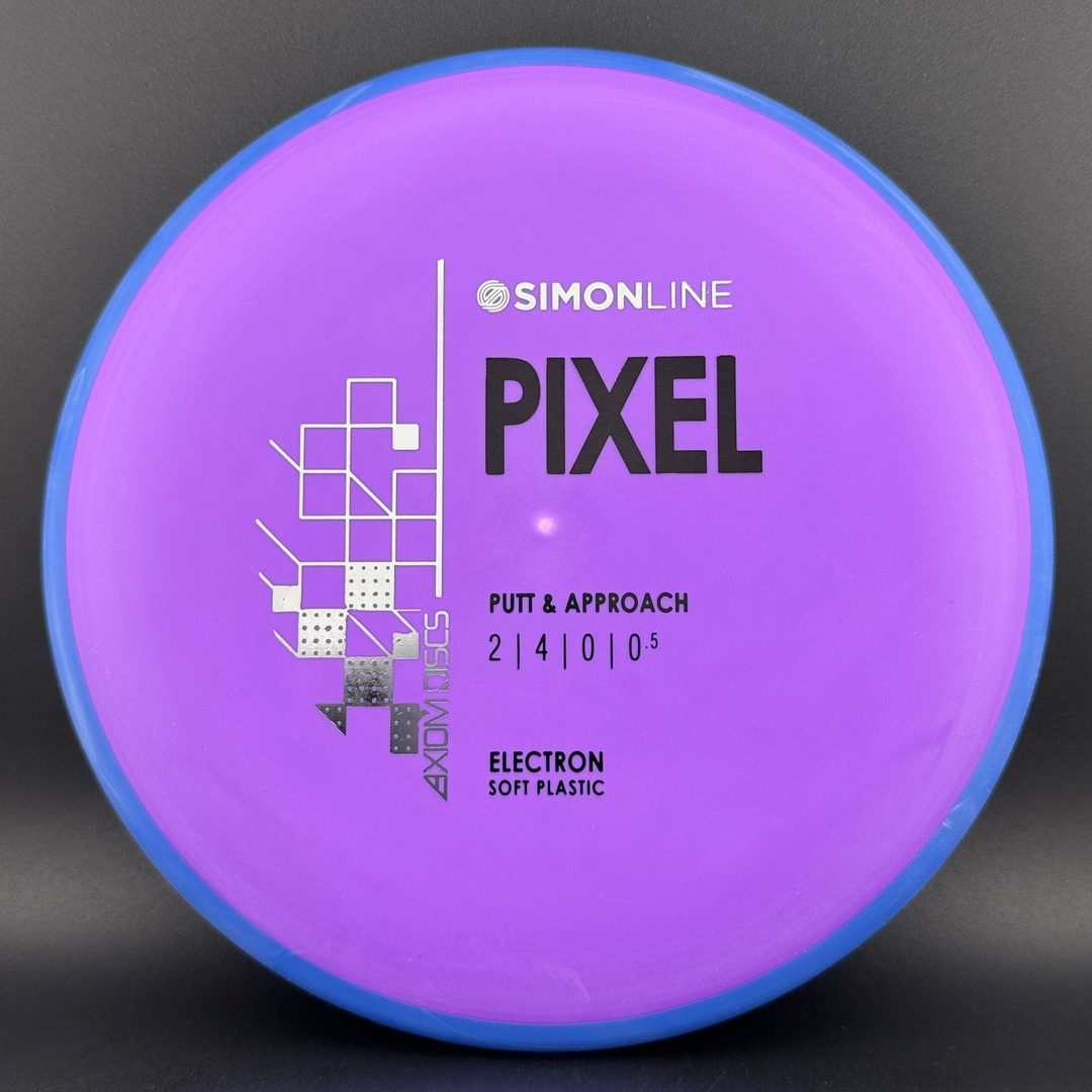 Soft Electron Pixel - Simon Line Disc Golf Putter