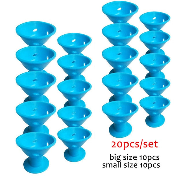 Magic Hair Care Rollers Set - No Heat Soft Silicone Curlers