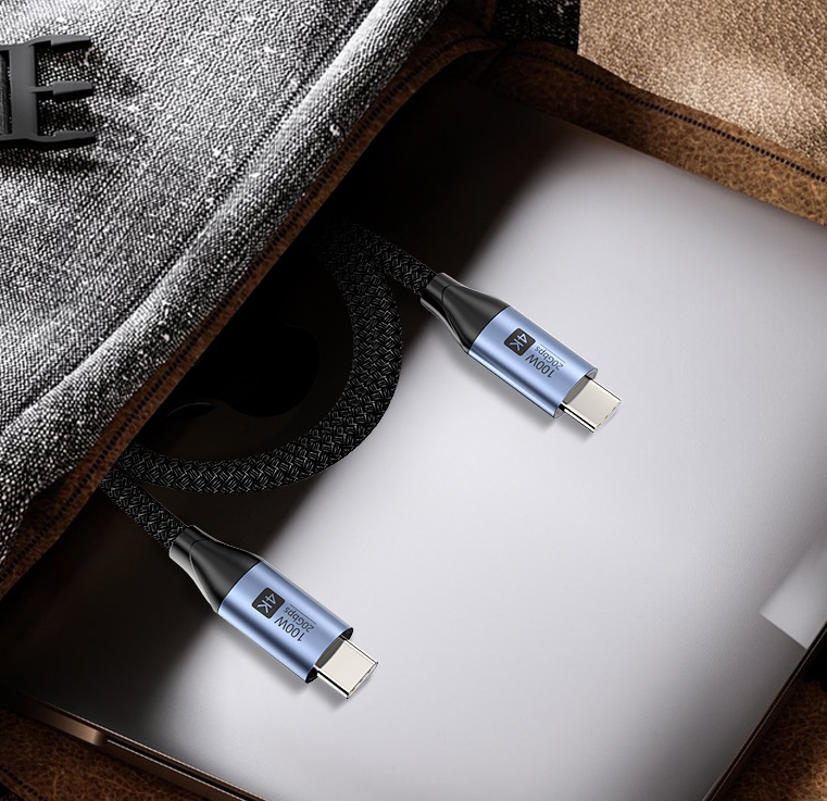 Data cable 100W mobile phone computer fast charging hard drive high-speed transmission 4k screen mirroring - Korvel