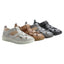 Leather perforated shoes with hollowed out toe caps for women soft soled non slip flat sandals for women - Korvel