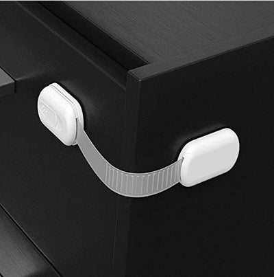 Multi functional children's drawer safety lock, kitchen cabinet, toilet, refrigerator, baby protective lock, anti pinch hand buc - Korvel